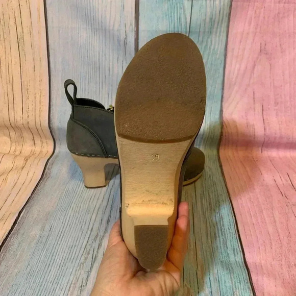 Toffel clog ankle high heel booties - Picture 12 of 13